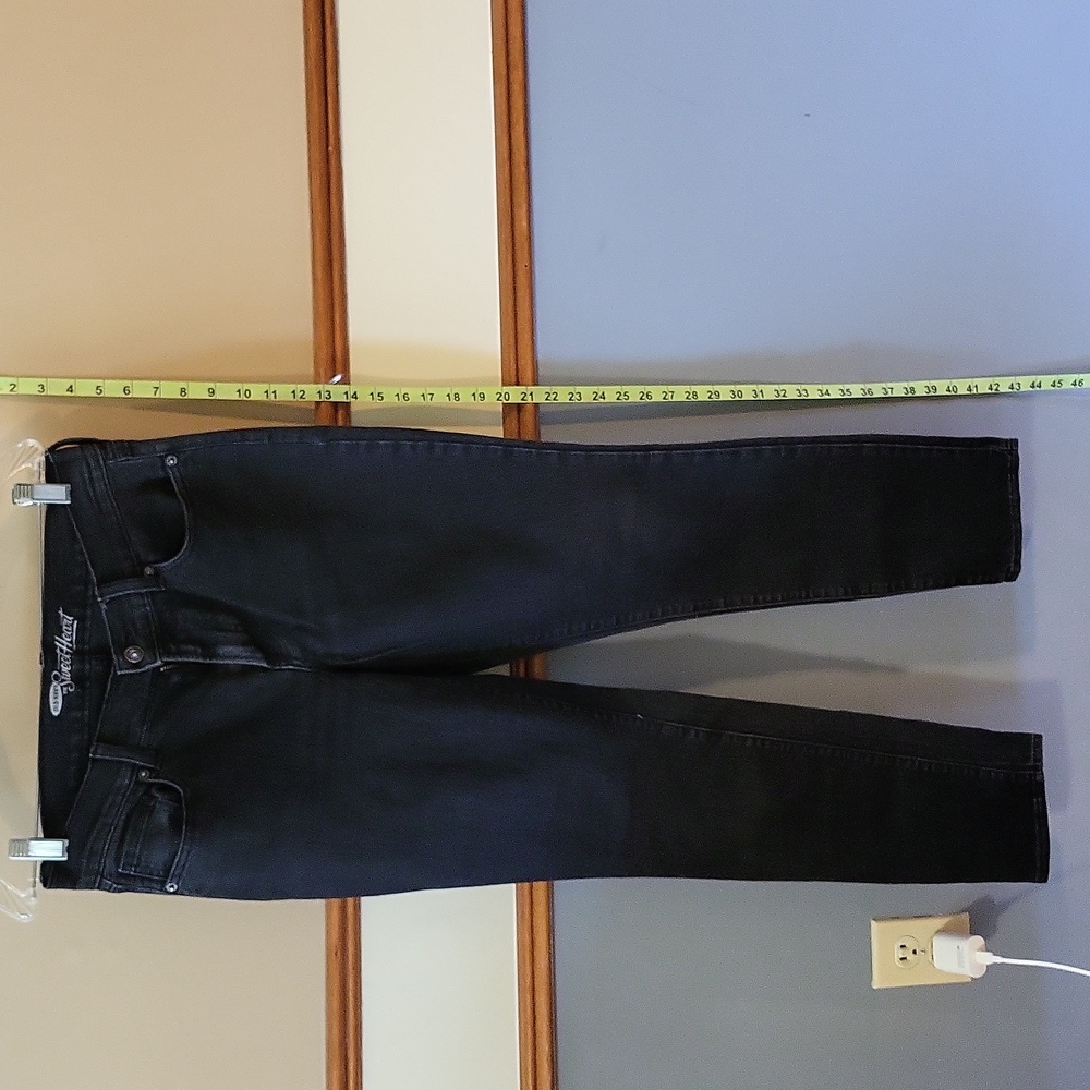 Old Navy Black Stretch Jeans Sz 8P